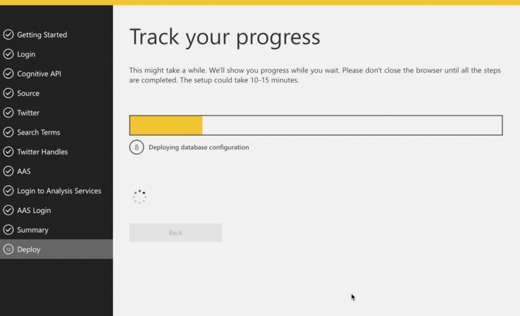 Power BI Solution Template for Twitter