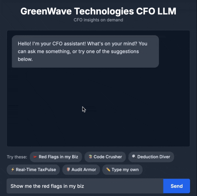 CFO AI Agent - Your AI Tax Expert